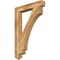Ekena Millwork Imperial Arts & Crafts Rough Sawn Bracket, Western Red Cedar, 4"W x 28"D x 40"H BKT04X28X40IMP03RWR - alternate 1